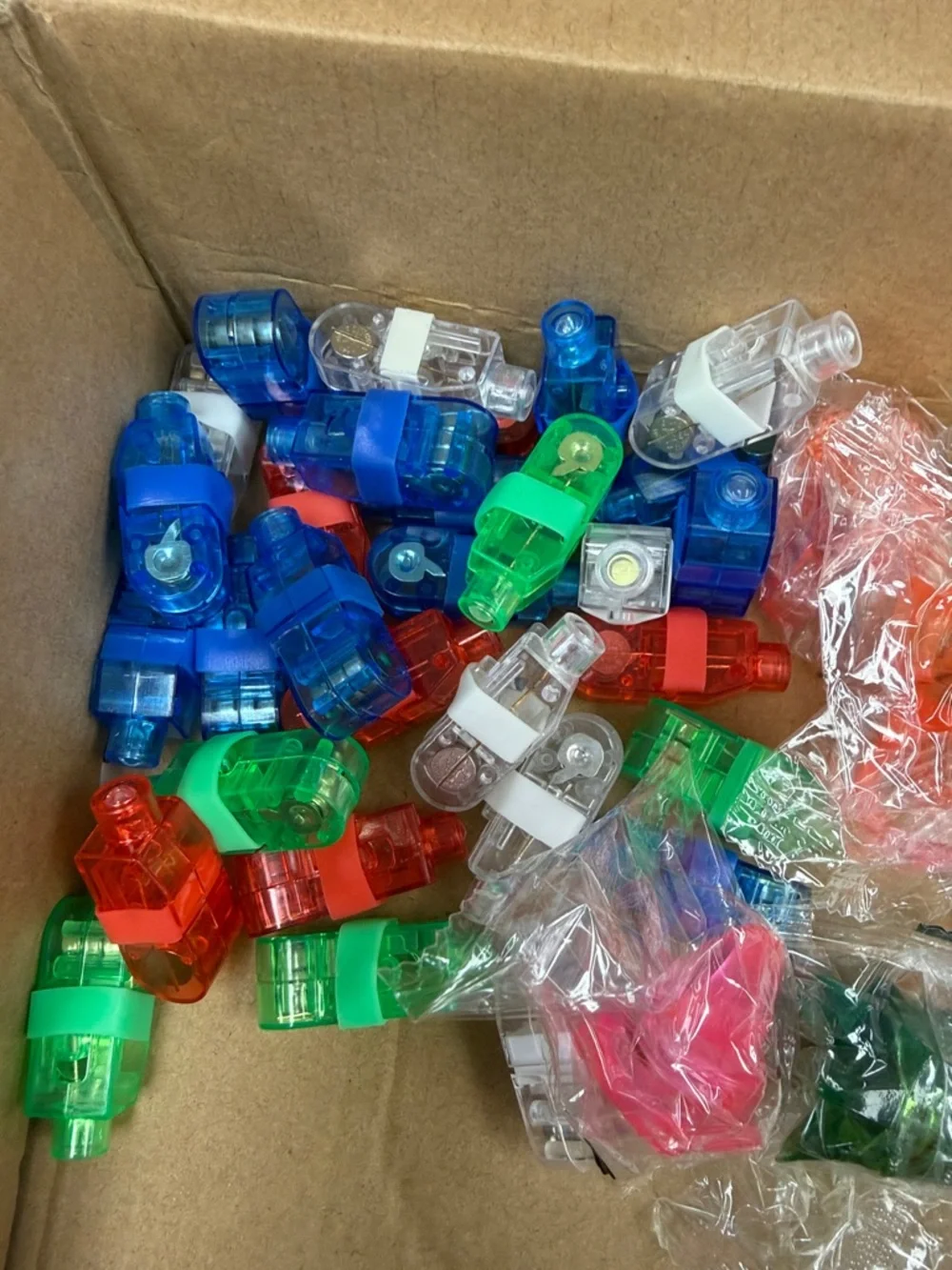 Light Up Variety Toy Kit rings, headbands, bracelets, glasses and glow sticks